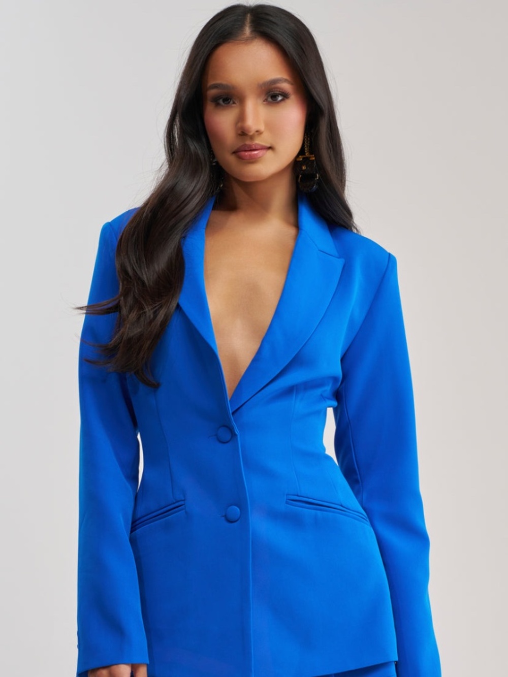 AKIRA PENELOPE BLAZER IN ROYAL BLUE Size SS